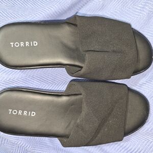 Torrid Women's Black Slide Sandals